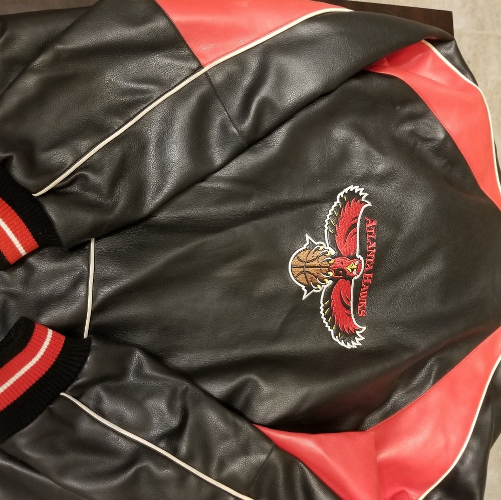 Atlanta Hawks leather jacket